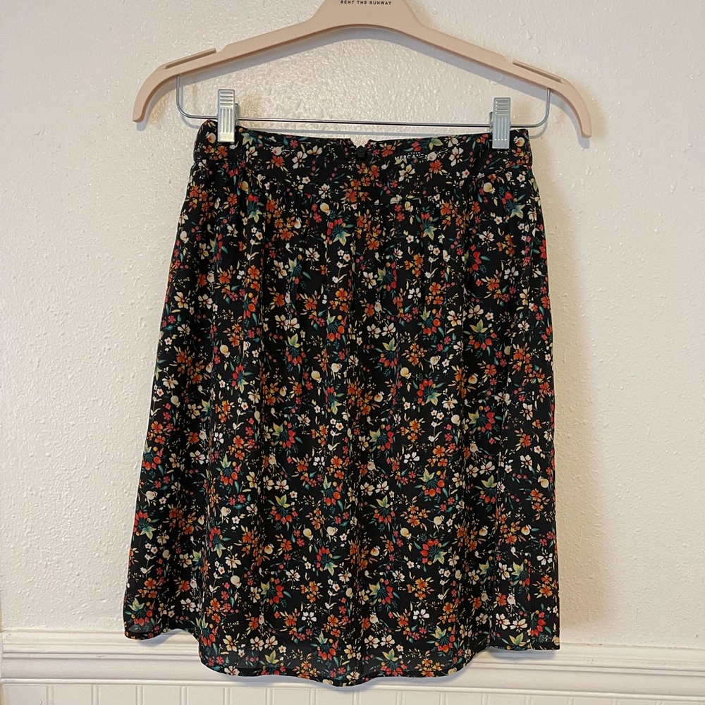 J. Crew Floral Skirt, Size 2